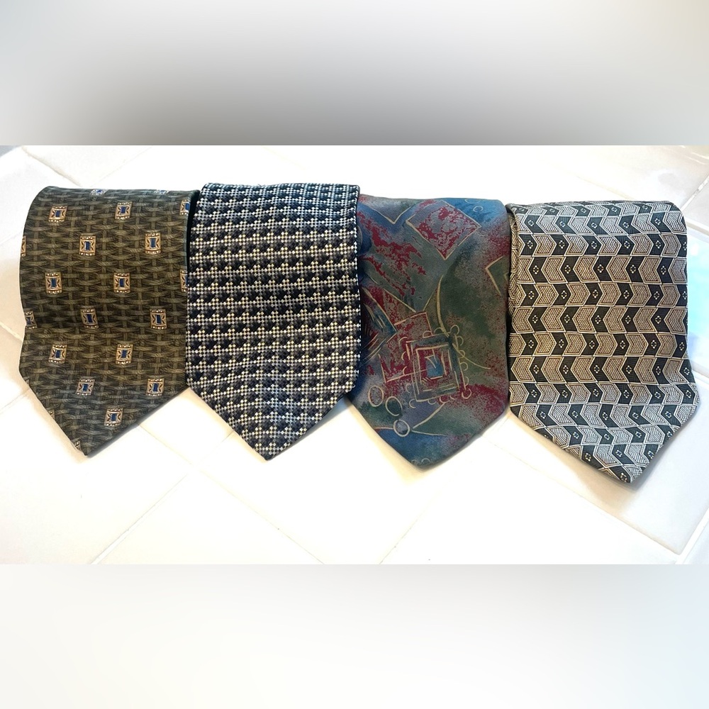 Geoffrey Beene Men's Tie Collection - Black, Blue, Red, Gray‎